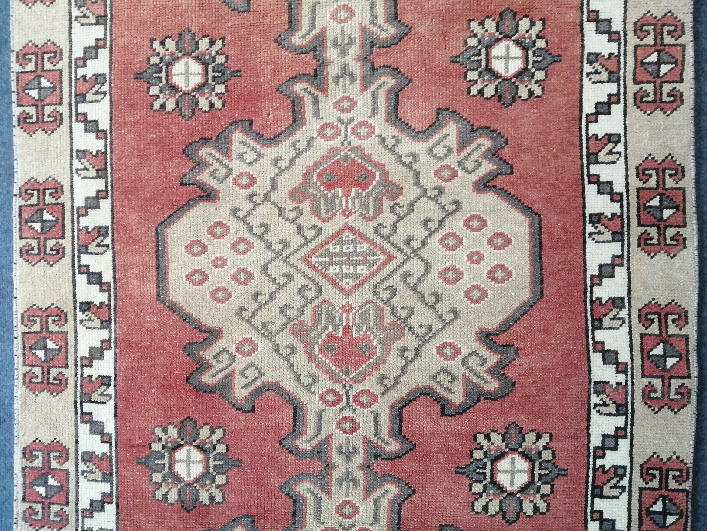 6.8 x 3.1  Antic Oushak Rug, Turkish Oushak Rug, Wool Oushak Rug, Oushak Runner Rugs, Farmhouse Rug, Vintage Rug, Turkish Rug, Hand Made Rug