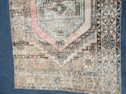 OUSHAK RUG TURKISH Oushak Rug Vintage Oushak Runner Rug Vintage Runner Rug Wool Oushak Rug Hand Made Rugs Vintage Turkish Rug