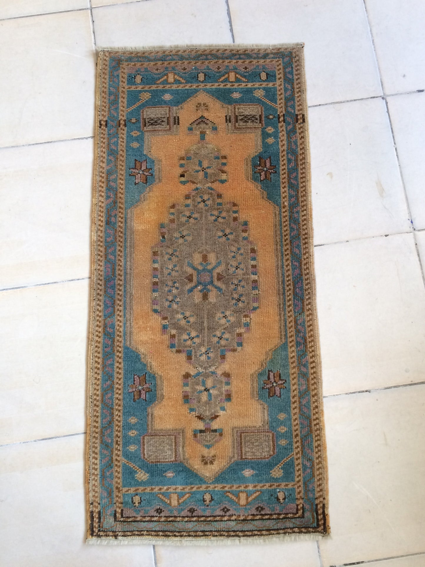 Turkish Rug, Oushak Rug, Rustic Oushak Rug, Wool Oushak Rug, Oushak Runner Rugs, Farmhouse Rug, Vintage Rug, Minimalist Rug, Hand Made Rug