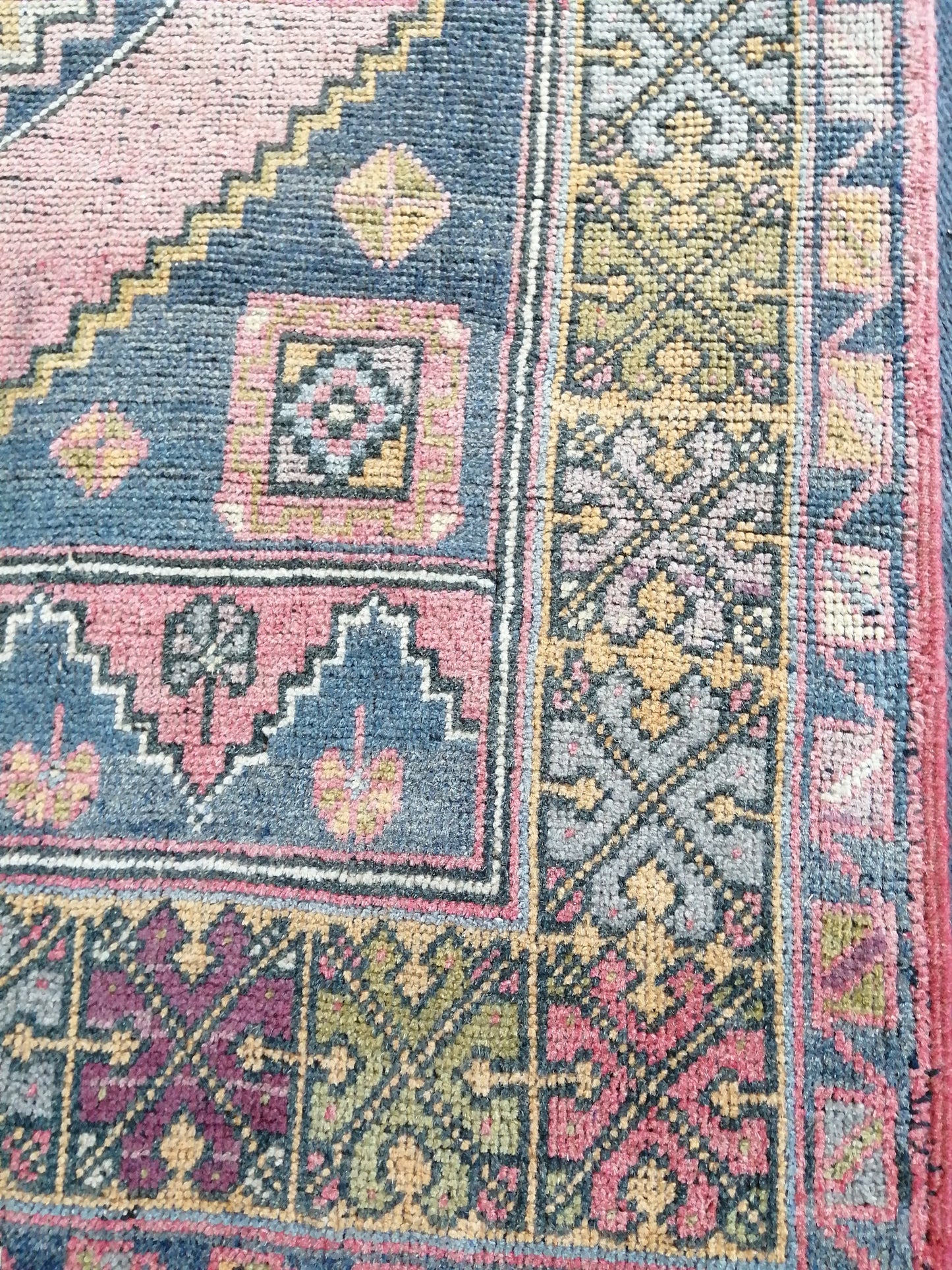 Turkish Rug, Oushak Rug, Oushak Rugs, Wool Oushak Rug, Oushak Runner Rugs, Runner Rug, Vintage Rug, Hand Made Rug
