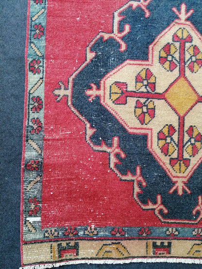 10.6 x 3.6 Oushak Runner Rug Turkish Runner Rug Vintage Runner Rug Hallway Runner Rug Kitchen Runner Rug Wool Runner Rug Wool Oushak Rug