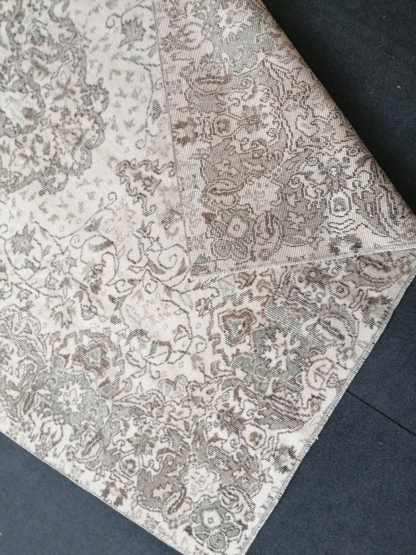 Turkısh rug 9x5'6 vıntage rug, vıntage turkısh rug, hand made rug,wool rug