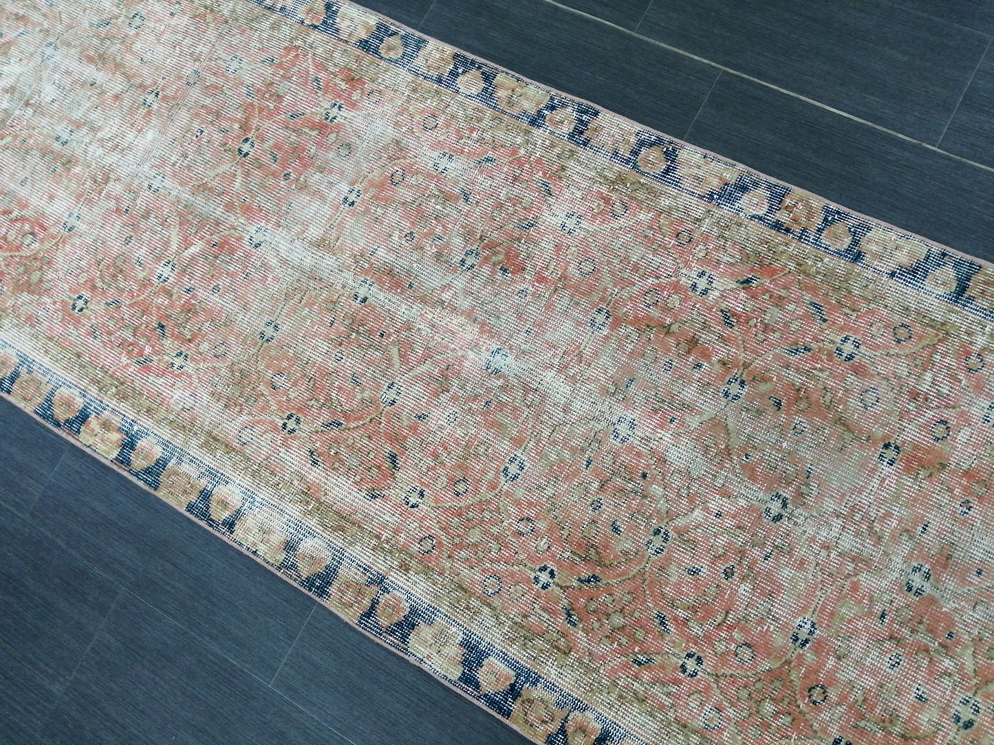 10.5 X 2.10 Oushak Runner Rug Turkish Runner Rug Vintage Runner Rug Hallway Runner Rug Kitchen Runner Rug Wool Runner Rug Wool Oushak Rug