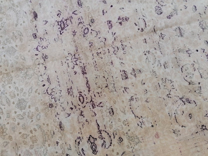 Oushak rug, vintage rug 6'3x9'4 wool oushak rug hand made rugs vintage turkish rug