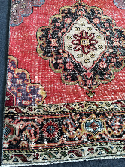 13 x 2.10 Vintage Runner Rug Oushak Runner Rug Turkish Runner Rug  Hallway Runner Rug Kitchen Runner Rug Wool Runner Rug Bohemian Runner