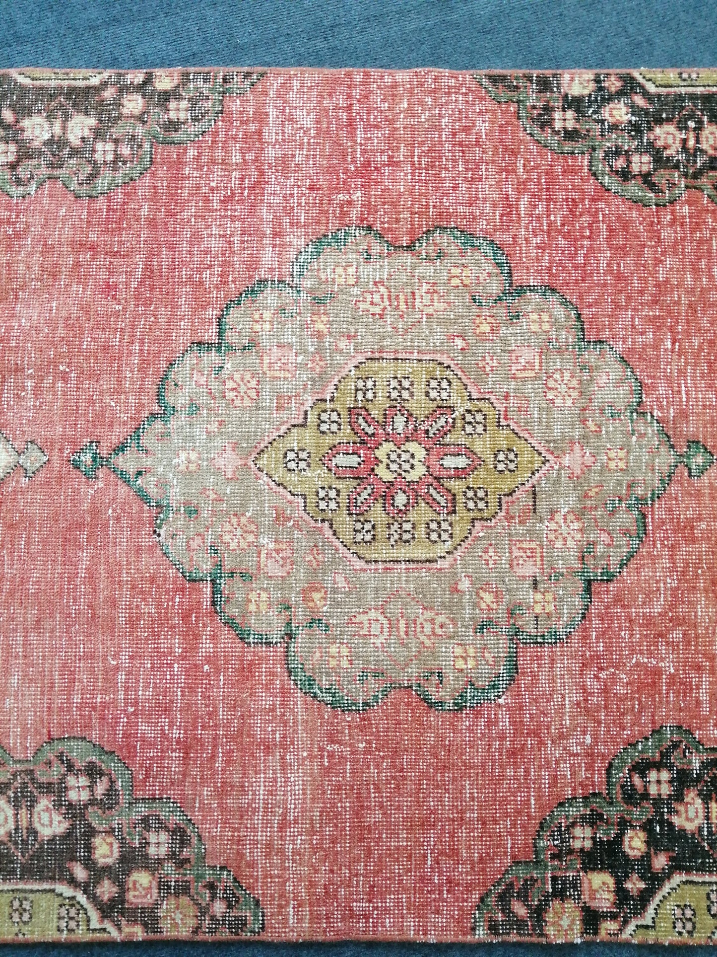 13 x 3 Turkish Runner Rug Oushak Runner Rug  Vintage Runner Rug Hallway Runner Rug Kitchen Runner Rug Wool Runner Rug Wool Oushak Rug