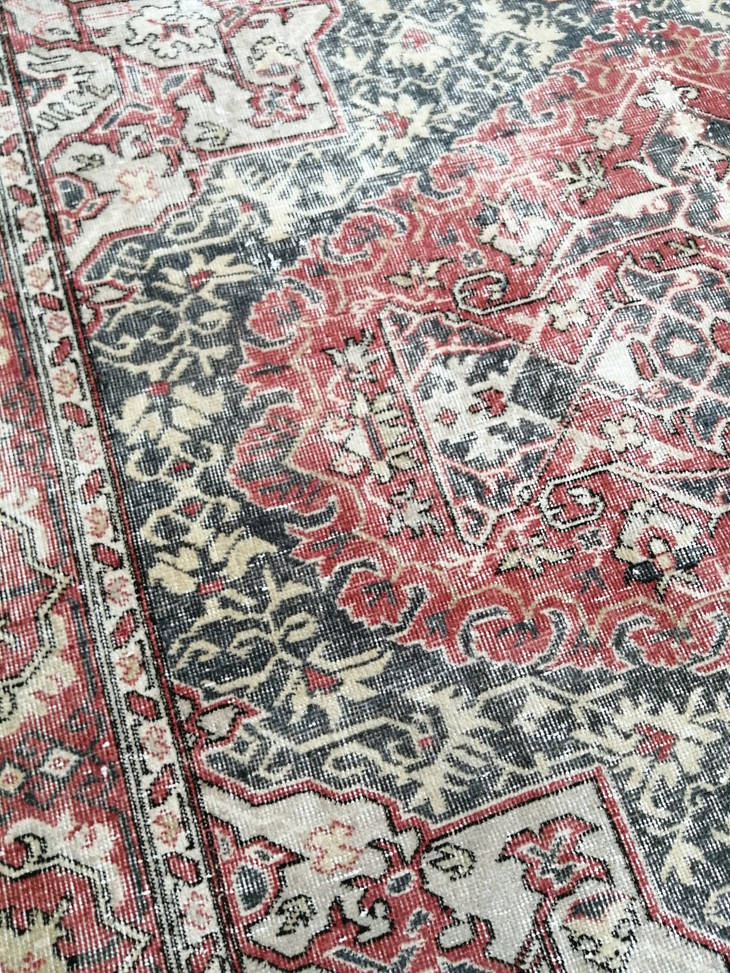 6.2 x 11 Persian RUG Oriental Rug Oushak Rug Vintage Oushak 6x11 Rug Vintage Quality Rug Wool Oushak Rug Hand Made Rug Vintage Turkish Rug