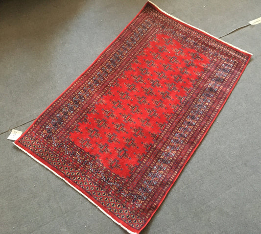 3x5 feet persian handmade rug, vintage living room rug, wool bohemian blue lounge area rug, medium size bedroom rug, kitchen floor large rug