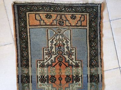 Vintage Turkish Oushak  Rug, Bohemian Rug, Living Room Rug,Oushak Rug,Hand Made Small Area Rug Wool Oushak Rug