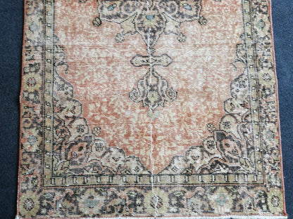 6.4 x 3.2 Vintage  Rug Turkish  Rug Oushak Rug Bohemian Rug, Living Room Rug, Oushak Rug, Hand Made Rug Wool Rug