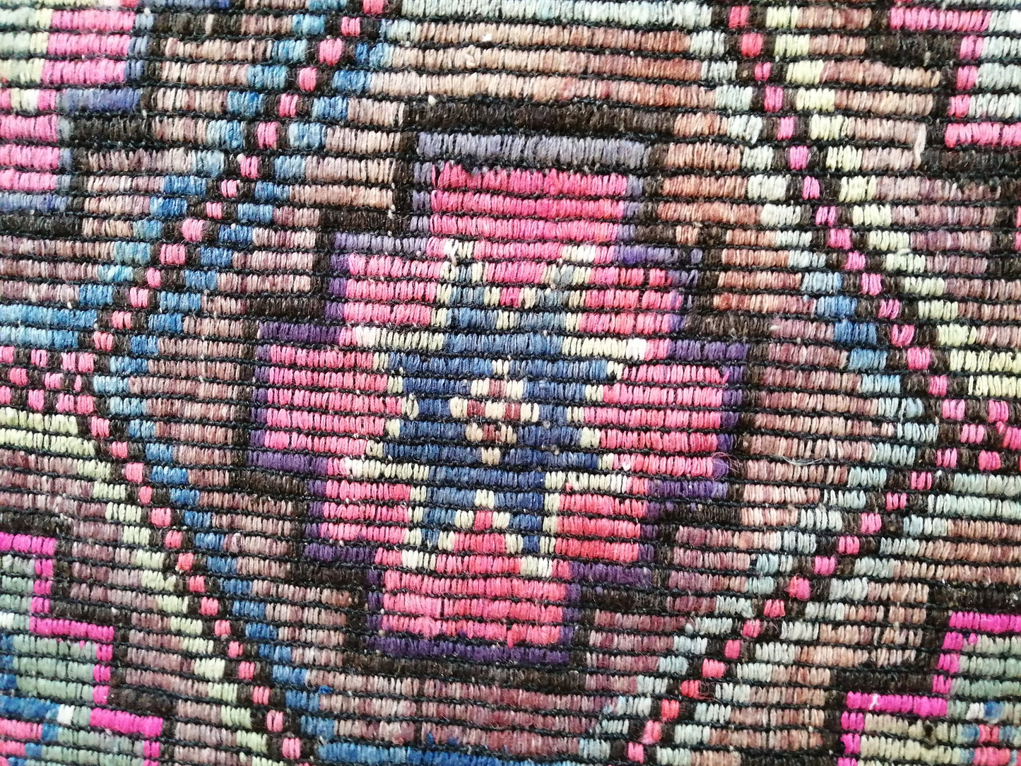 10 x 5.9 Flatwoven with Embroidery Rug Vintage Rugs  TURKISH HAND MADE Rugs Vintage Turkish Rugs  Oushak Rug Turkish Oushak Rug, Wool Rug