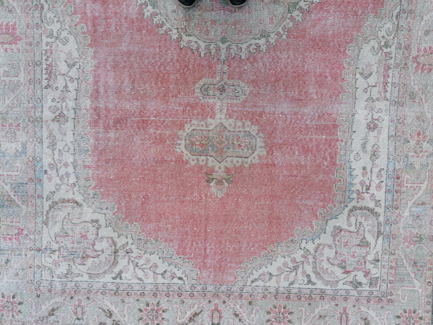 11'x6'7 large oushak rug, living room rug, handmade wool rug, are rug