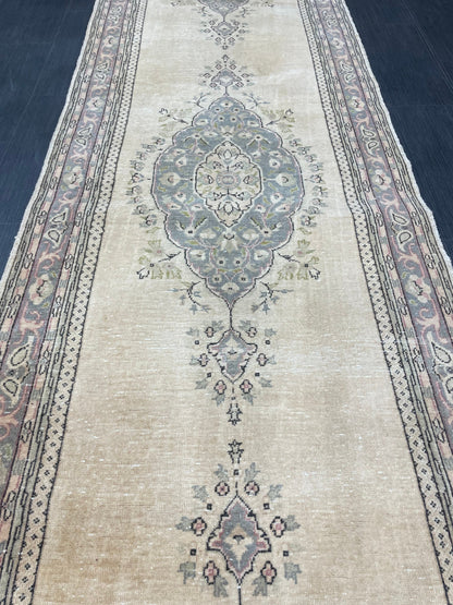 Vintage Persian Runner Rug 2.8 x 13 Fine Knotted Handmade Runner Rug Turkish Runner Rug Vintage Runner Rug Hallway Runner Kitchen Runner Rug