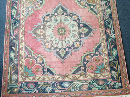 11.6 x 4.7 Oushak Runner Rug Turkish Runner Rug Vintage Runner Rug Hallway Runner Rug Kitchen Runner Rug Wool Runner Rug Wool Oushak Rug