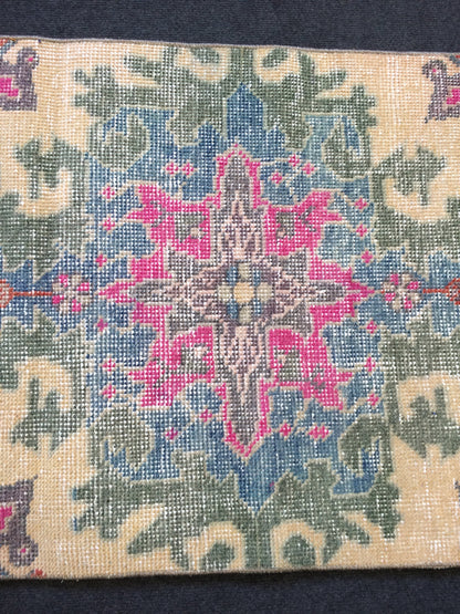 Oushak Runner Rug Turkish Runner Rug Vintage Runner Rug Hallway Runner Rug Runner