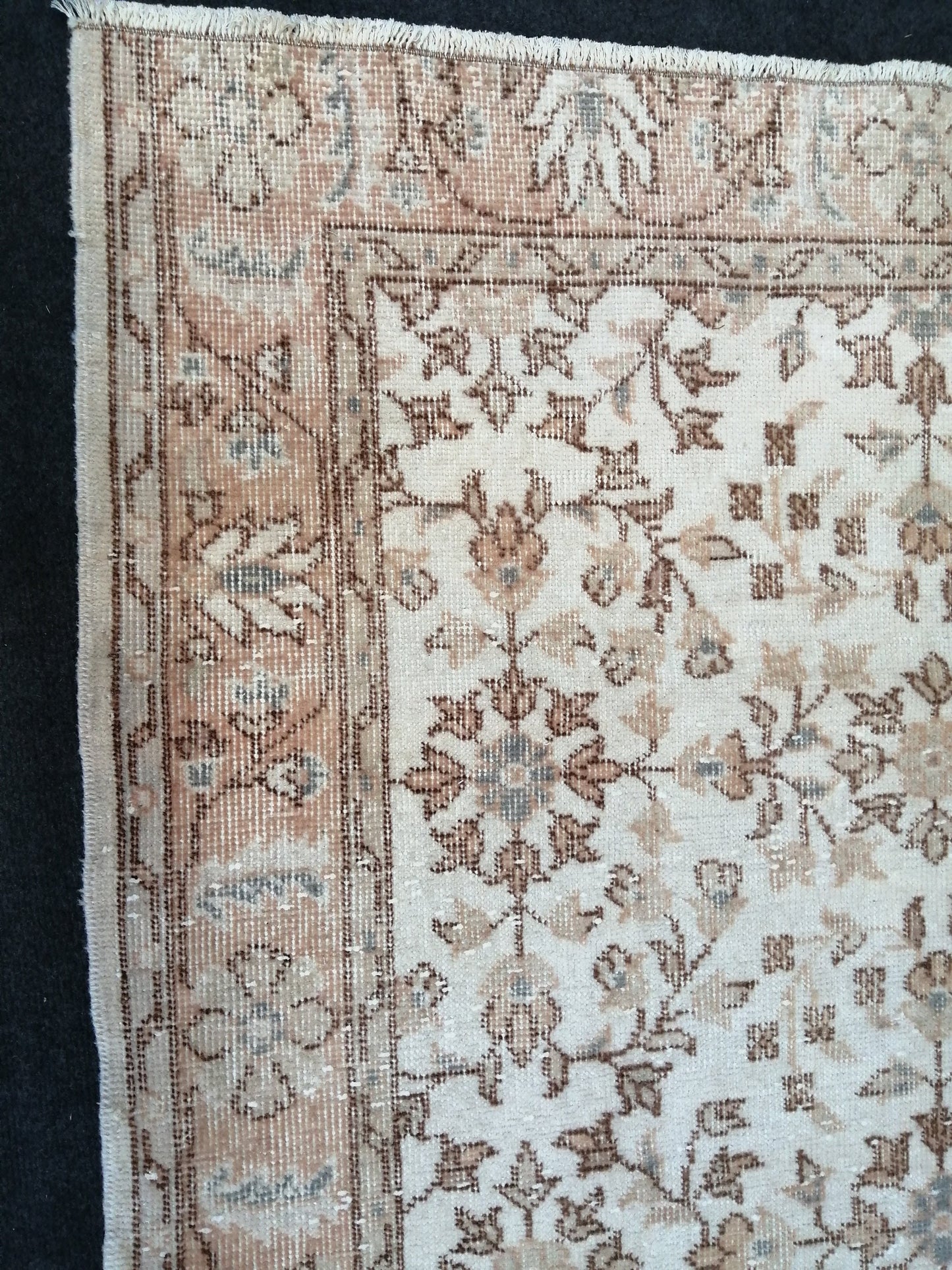 6.3 X 3.11 Oushak Runner Rug Turkish Runner Rug Vintage Runner Rug Hallway Runner Rug Kitchen Runner Rug Wool Runner Rug Muted Oushak Rug