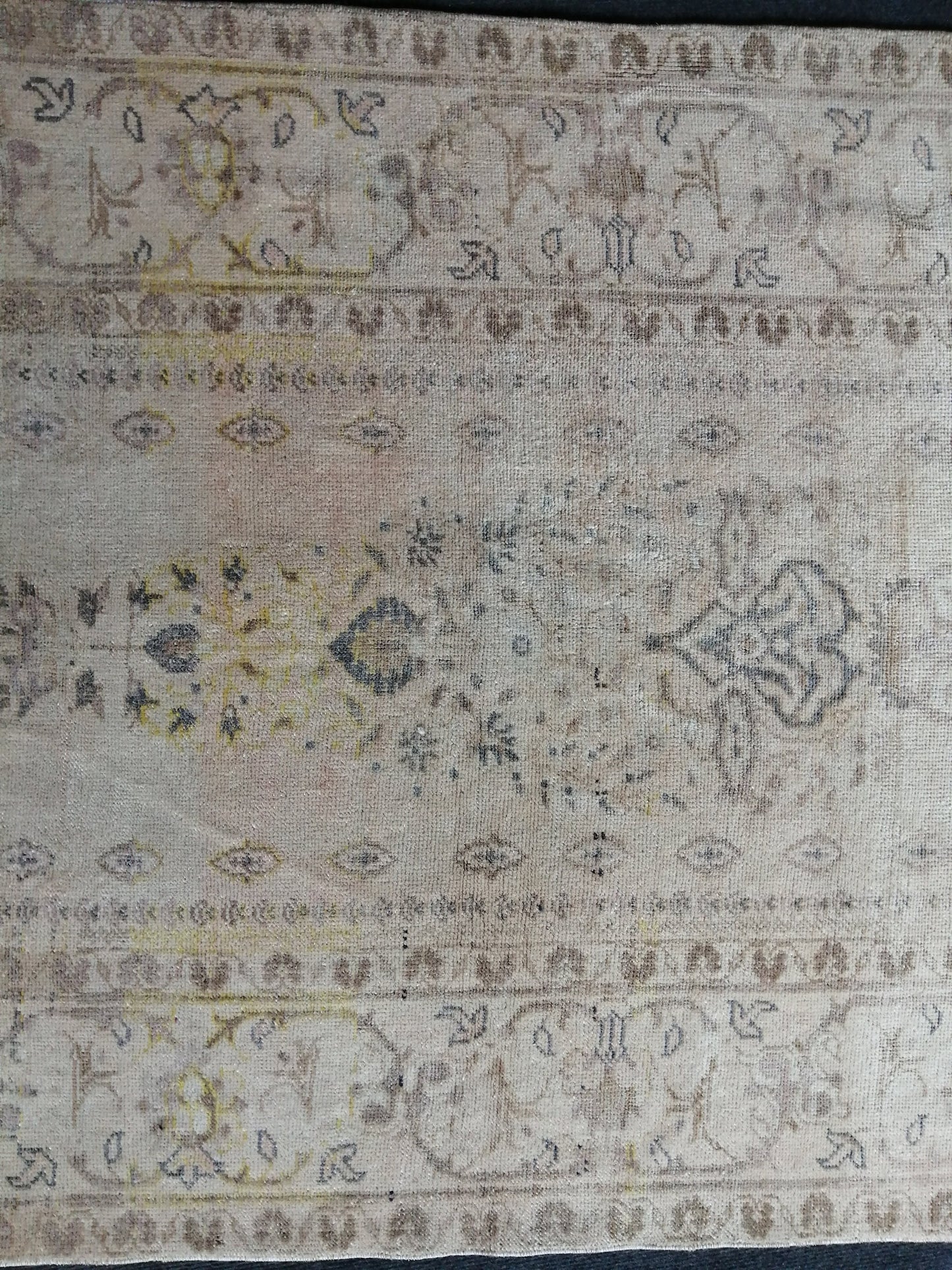 3.5 x 6 Rugs, Hand Made Rug, Oushak Rug, Rustic Rug, Bohemian Rug,  Turkish Rug, Farmhouse Rug, Vintage Rug, Wool rug Muted Oriental Rug