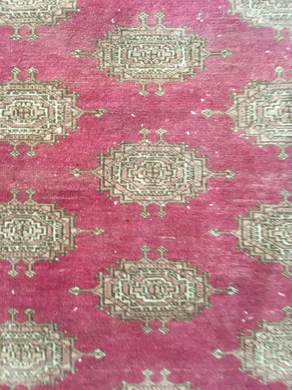 2x6 feet red handmade persian long runner, vintage wool muted runner, living room runner, entryway brown mini runner, kitchen floor runner