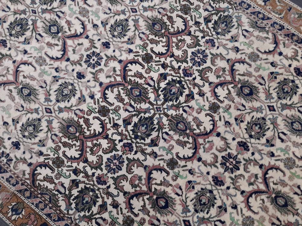 Vintage Oriental RUG 6.3 x 10.8 Oushak Rug Persian Rug Navy Vintage Rug Fine Oushak Rugs Antique Turkish Rug Muted Turkish Rug