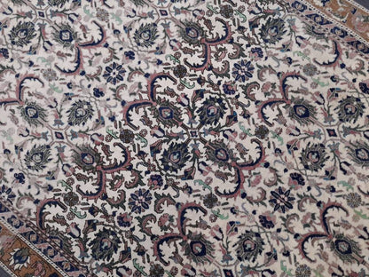 Vintage Oriental RUG 6.3 x 10.8 Oushak Rug Persian Rug Navy Vintage Rug Fine Oushak Rugs Antique Turkish Rug Muted Turkish Rug