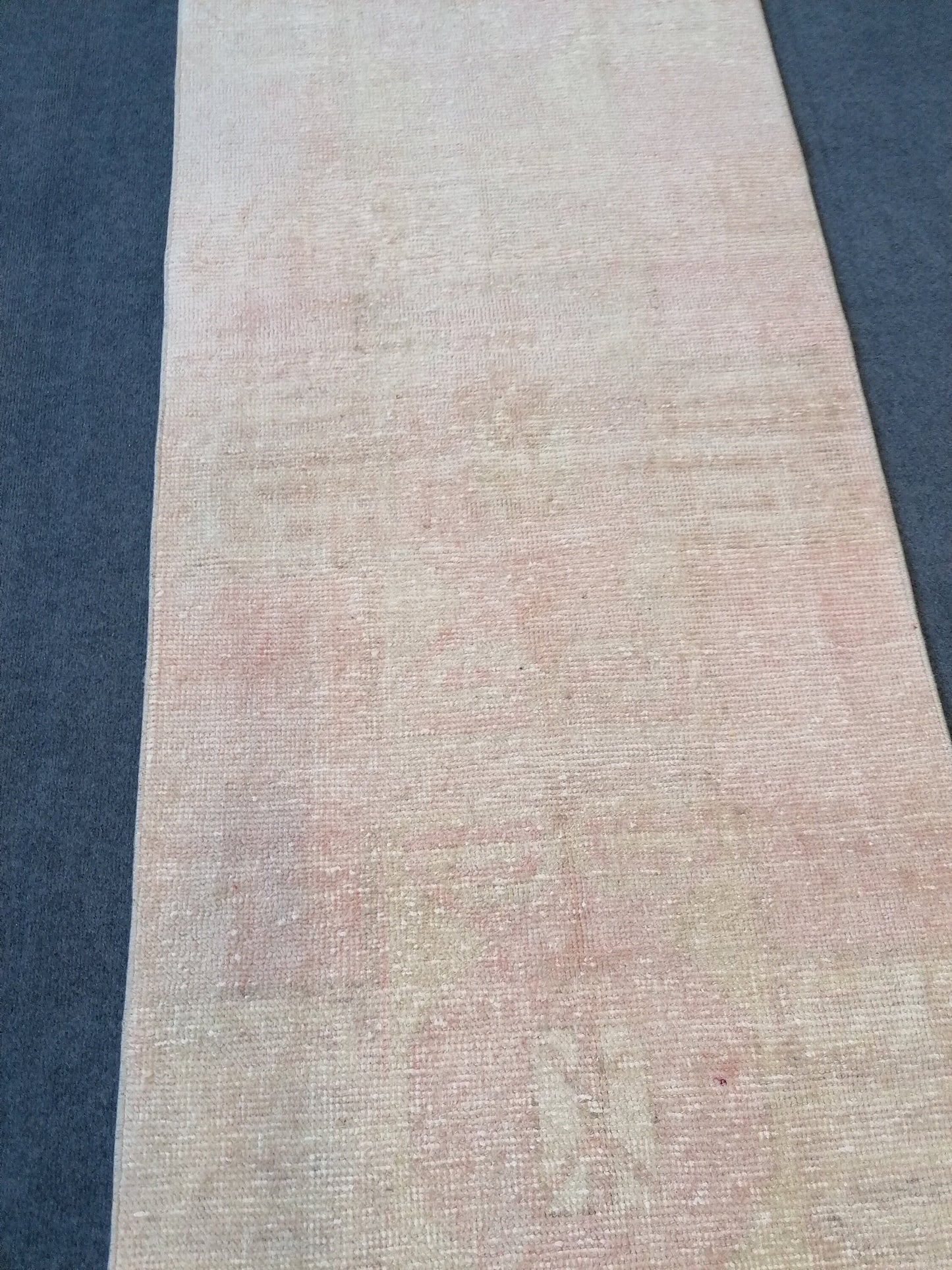 Turkish runner rug, vintage runner  11'7x2'7