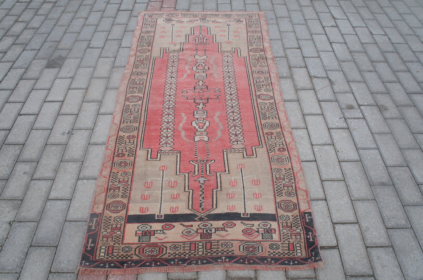 Rug, Eclectic Rug, Turkish Rugs, Oushak Rug,Bohemian Rug, Rug Runner, Rugs Runner, Turkish Rug , Farmhouse Rug, Vintage Rug, Hand Made Rug