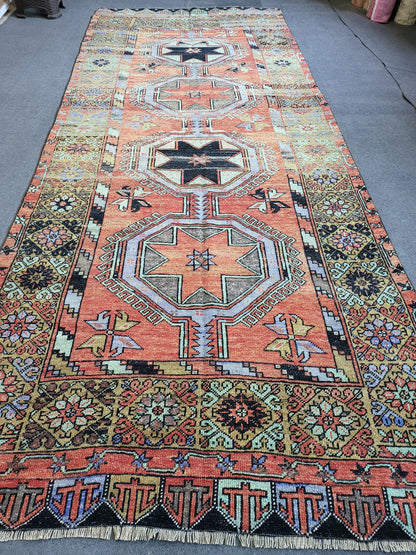 Turkish Runner Rug, Oushak 5x12 Runner Rug, Persian Runner Rug, Vintage  Runner Rug, Handmade Runner Rug,  Rustic Runner Rug