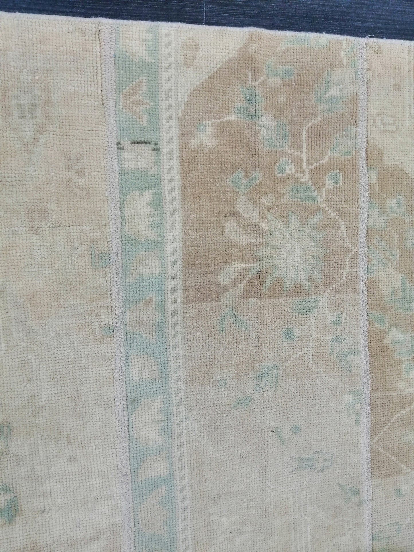 Muted Oushak Runner Rug 8.3 x 2.4 Vintage Runner Rug Patchwork Runner Rug Kitchen Runner Rug Wool Runner Rug Wool Oushak Rug