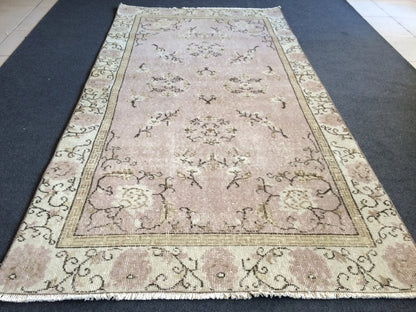 Turkish Rug, Oushak Rug, Rustic Oushak Rug, Wool Oushak Rug, Oushak Runner Rugs, Farmhouse Rug, Vintage Rug, Minimalist Rug, Hand Made Rug