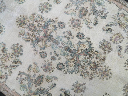 Vintage Rug, Muted 4.8 x 8.5 Rug, Living Room Rug,Oushak Rug,Hand Knotted Rug Cute Rug,Turkish Rug Vintage Fun rug