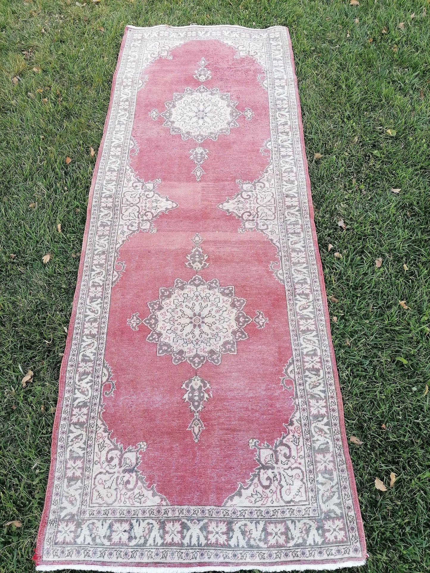 Runner rug,8'5x3' turkish runner rug, hallway runner rug,kitchen runner rug, vintage runner rug,oushak runner rug, runer,