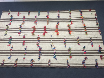 Turkish Flat Woven Runner Oushak Kilim Rugs Nomad Kilim Rug Boho Rug SHAGGY RUG Gypsy Rug Bohemian Rug Neutral Colors Flatwoven Rug Wool