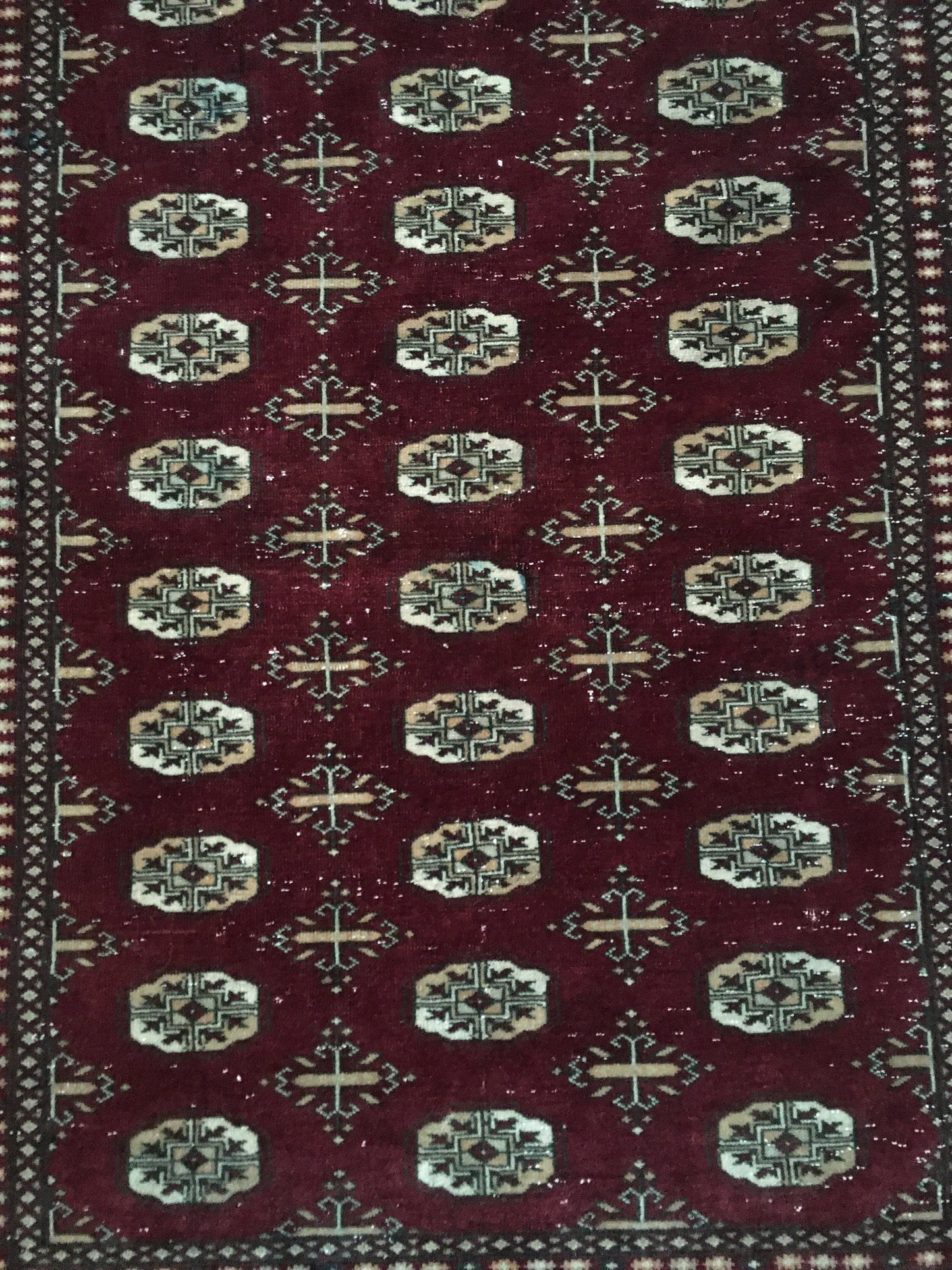 4.3x5.4 feet wool new turkish rug, handmade vintage kitchen rug, large wide living room rug, persian motif red rug, brown bedroom floor rugs