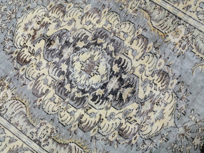 Oriental 6 x 10 Vintage Oushak Runner Rug Vintage Hand Knotted Rug Wool Oushak Rug Hand Made Rugs Vintage Turkish Rug Persian Rug