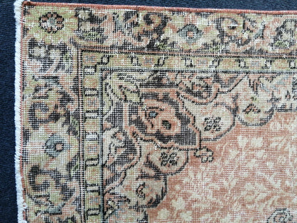 6.4 x 3.2 Vintage  Rug Turkish  Rug Oushak Rug Bohemian Rug, Living Room Rug, Oushak Rug, Hand Made Rug Wool Rug