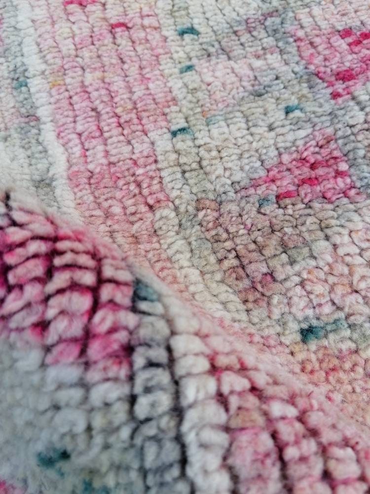 Vintage turkish runner 2'10x11 oushak high pile runner, hallway runner, vintage runner rug, hand made wool rug, kitchen rug, oushak rug