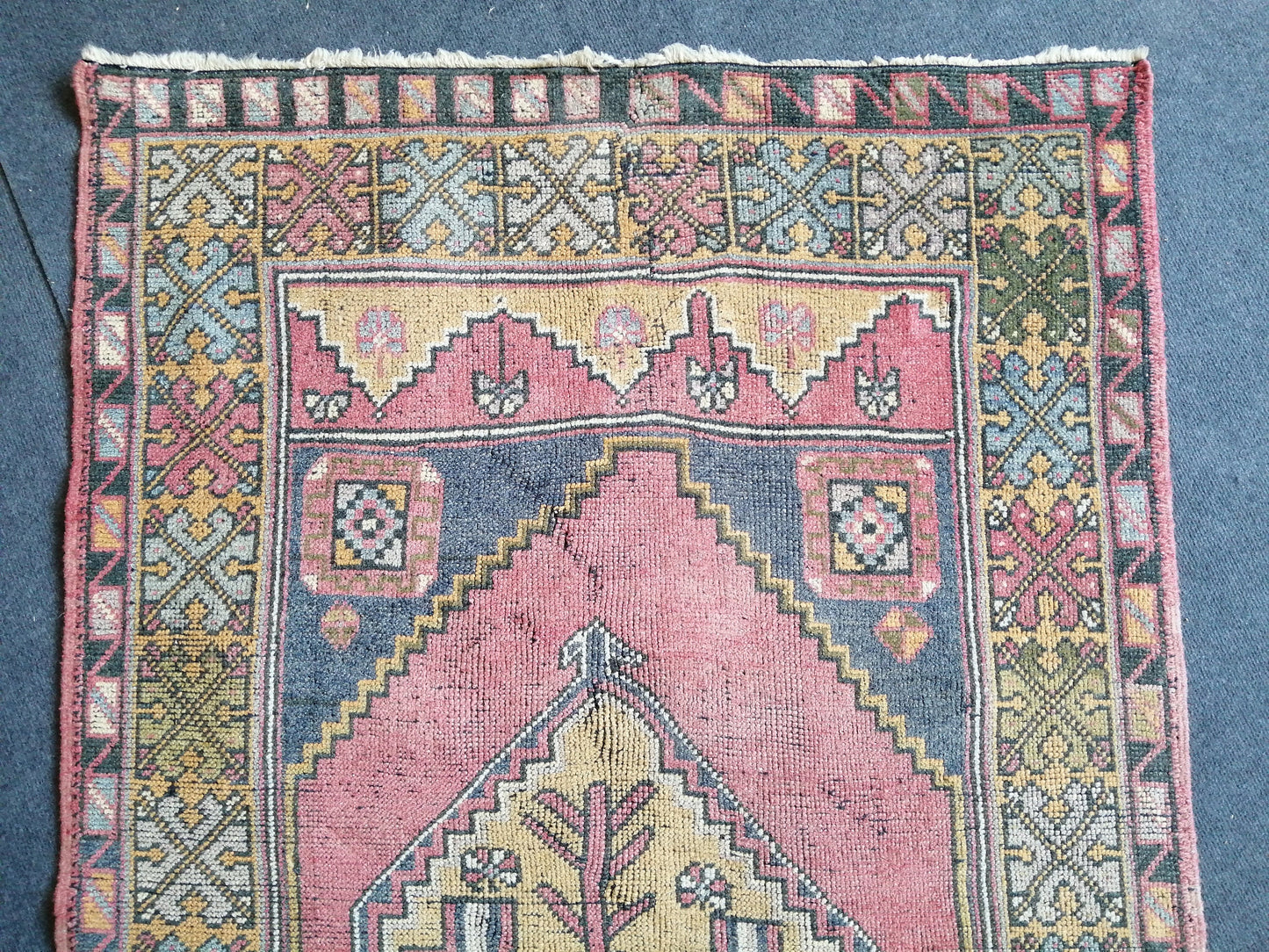 Turkish Rug, Oushak Rug, Oushak Rugs, Wool Oushak Rug, Oushak Runner Rugs, Runner Rug, Vintage Rug, Hand Made Rug