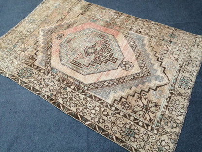 OUSHAK RUG TURKISH Oushak Rug Vintage Oushak Runner Rug Vintage Runner Rug Wool Oushak Rug Hand Made Rugs Vintage Turkish Rug