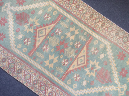 Turkish Rug, Oushak Rug, Rustic Oushak Rug, Wool Oushak Rug, Oushak Runner Rugs, Farmhouse Rug, Vintage Rug, Minimalist Rug, Hand Made Rug