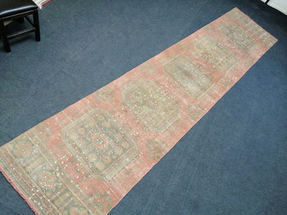 2 6 x 11.4 Oushak Runner Rug Turkish Runner Rug Vintage Runner Rug Hallway Runner Rug Kitchen Runner Rug Wool Runner Rug Wool Oushak Rug