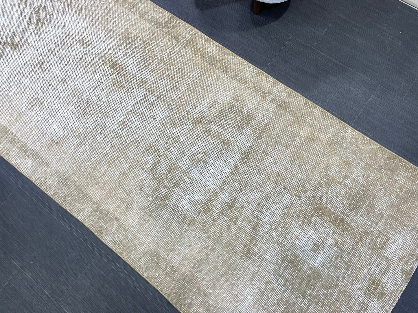 Distressed Vintage Runner Rug 3.6 x 11.5 ft Turkish Runner Rug Vintage Runner Rug Hallway Runner Rug Kitchen Runner Rug Wool Pile Runner Rug