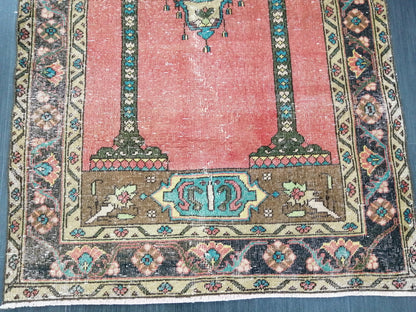 5.8 x 3.8 Rugs, Hand Made Rug, Oushak Rug, Rustic Rug, Bohemian Rug, Rug Runner, Turkish Rug, Farmhouse Rug, Vintage Rug, Wool rug