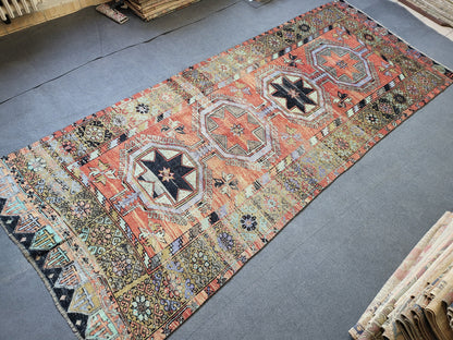 Turkish Runner Rug, Oushak 5x12 Runner Rug, Persian Runner Rug, Vintage  Runner Rug, Handmade Runner Rug,  Rustic Runner Rug