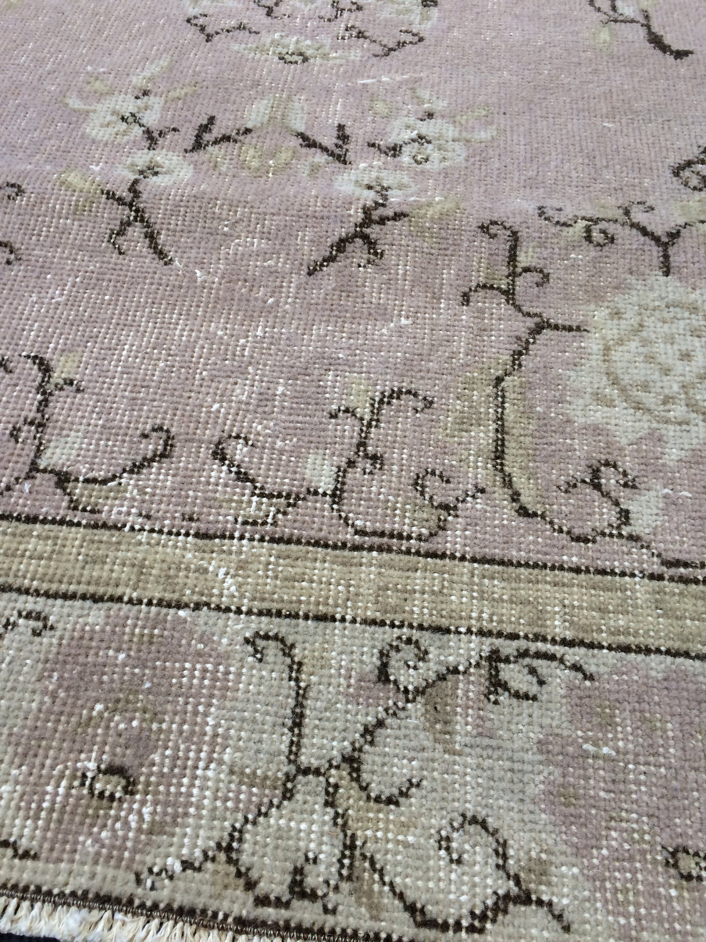 OUSHAK RUG TURKISH Oushak Rug Vintage Rug Vintage Runner Rug Wool Oushak Rug Hand Made Rugs Vintage Turkish Rug