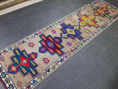 Turkish Runner 3x11 Oriental Runner Rug Rug Vintage Runner Rug Hallway Runner Rug Kitchen Runner Rug Wool Runner Persian Runner Rug Kurdish