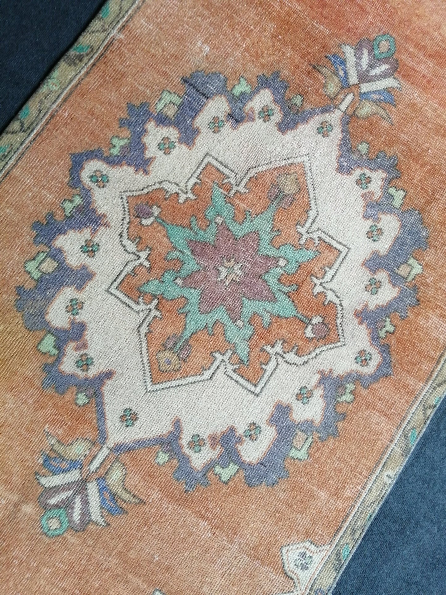 6 X 3.6 Turkish Rug, Oushak Rug, Oushak Rugs, Wool Oushak Rug, Oushak Runner Rugs, 3.6x6 Rug, Vintage Rug, Hand Made Rug