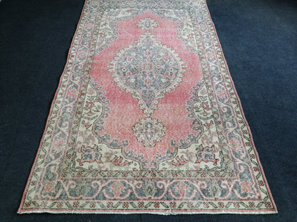 OUSHAK RUG TURKISH Oushak Rug Vintage Oushak Runner Rug Vintage Runner Rug Wool Oushak Rug Hand Made Rugs Vintage Turkish Rug
