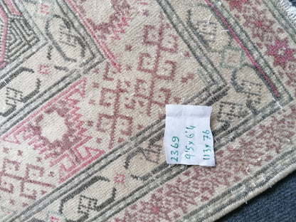 Larger vintage rug 6’4x9’5 oushak rug, vintage anatolian rug,kitchen rug unique hand made rug