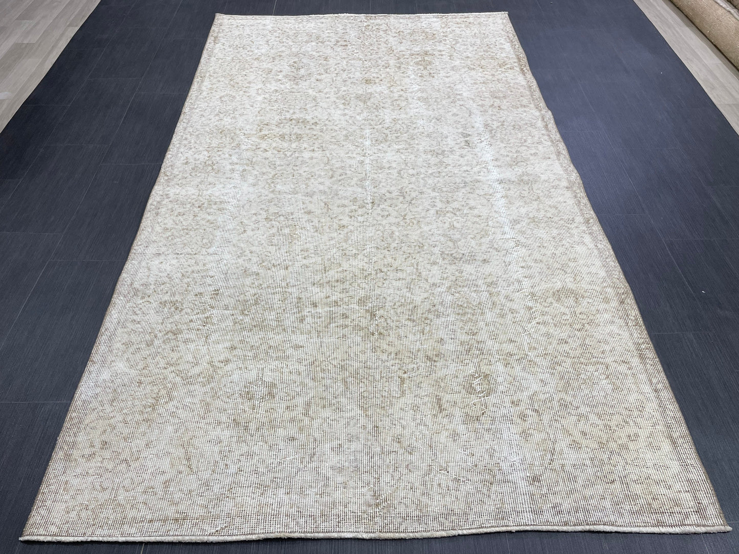 Muted Vintage Rug TURKISH Distressed Rug Vintage 5 x 8.4 Rug Oushak Rugs Muted Rug Turkish Oushak Rug, Vintage Oushak Rug Wool Rug