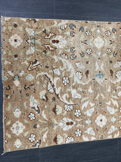 Oriental Runner Rug Turkish Runner Rug Vintage Runner Rug 2.4 x 8.5 Hallway Runner Rug Kitchen Runner Rug Wool Floral Runner Rug